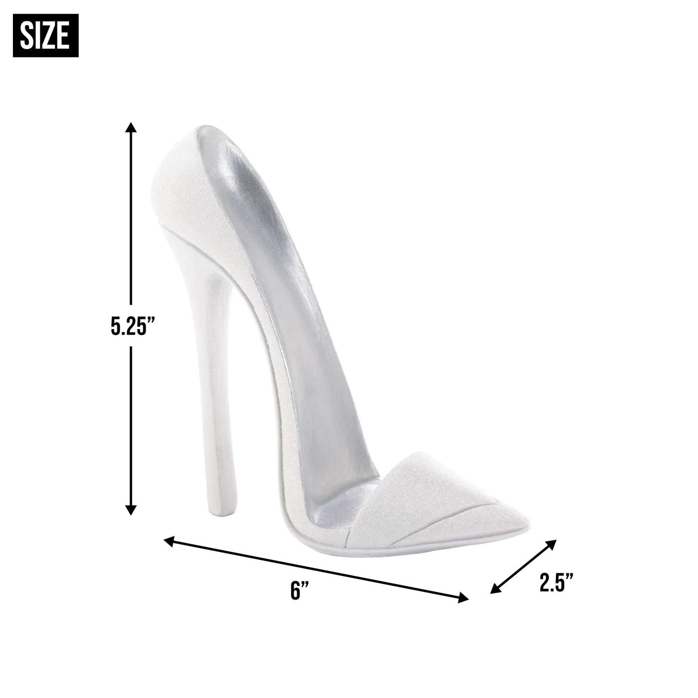 Dazzling White Shoe Phone Holder