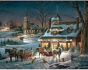 Evening Rehearsal Boxed Christmas Cards Decorative Box by Terry Redlin