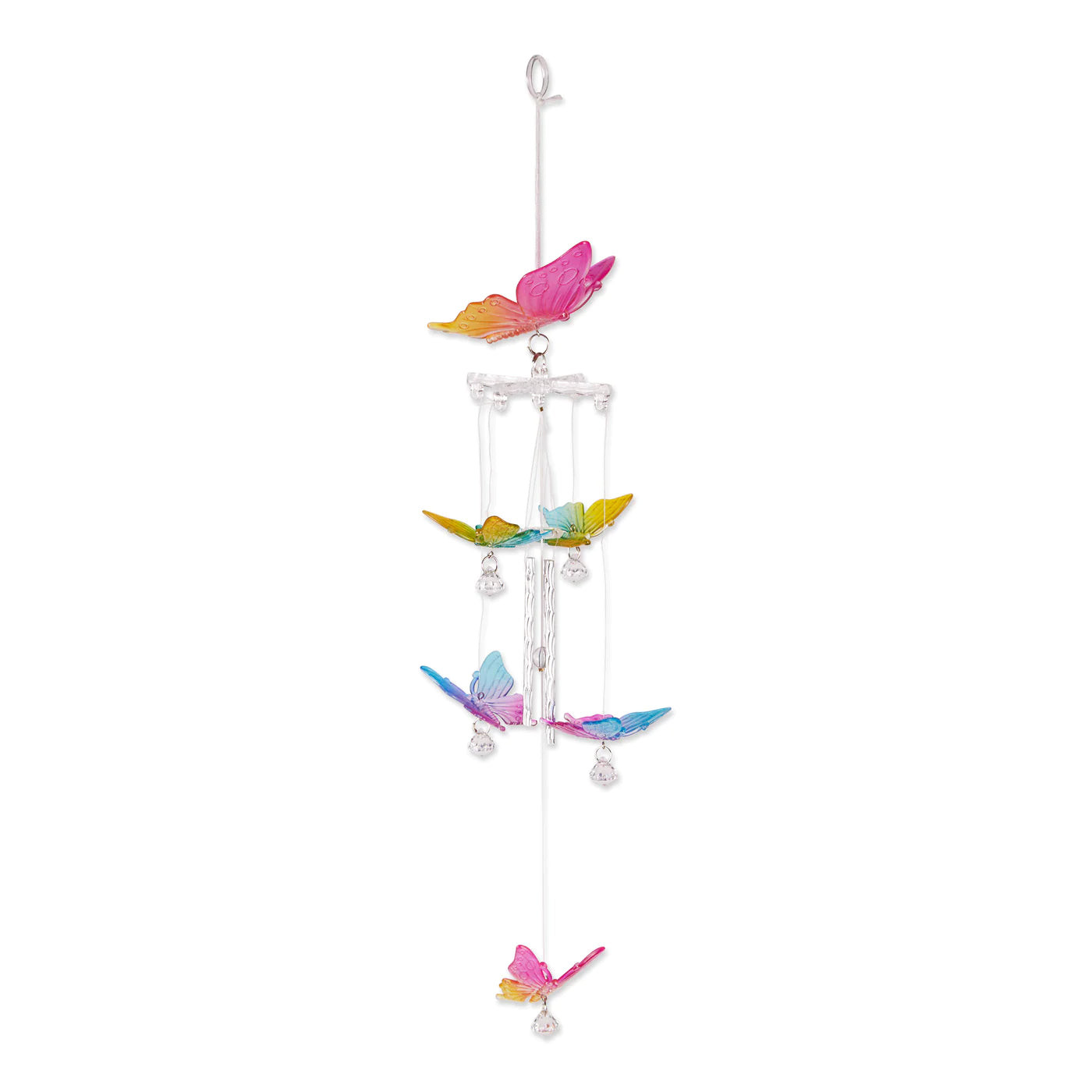 Rainbow Butterfly Wind Chimes