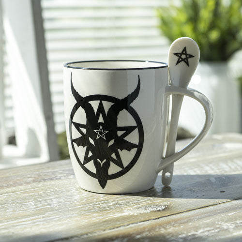 Baphomet Mug & Spoon Set