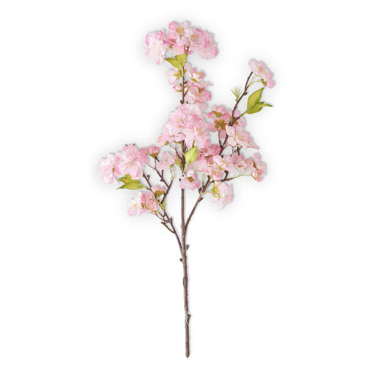 19.5 Inch Pink Cherry Blossom Spray