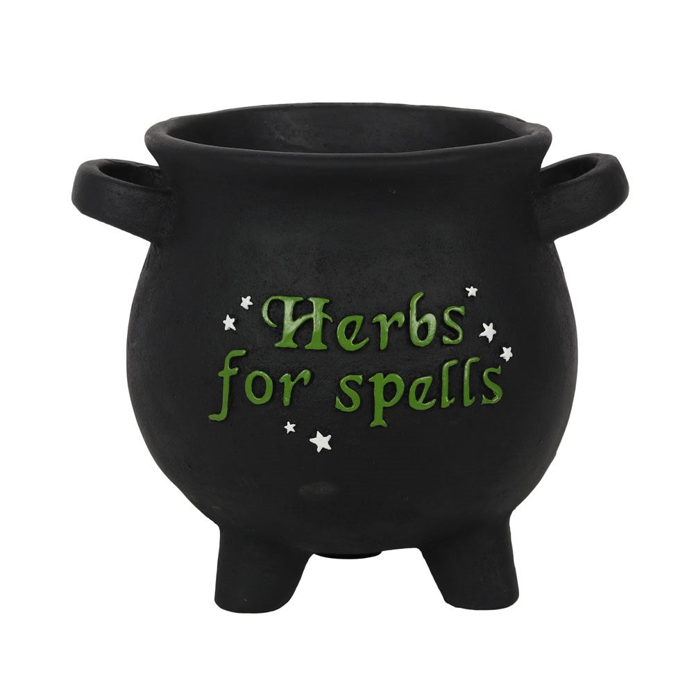 Herbs For Spells Cauldron Planter C/8