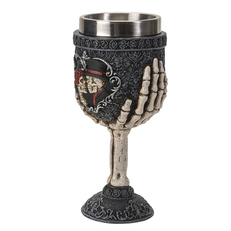 Skeleton Couple Goblet