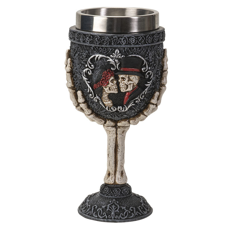 Skeleton Couple Goblet