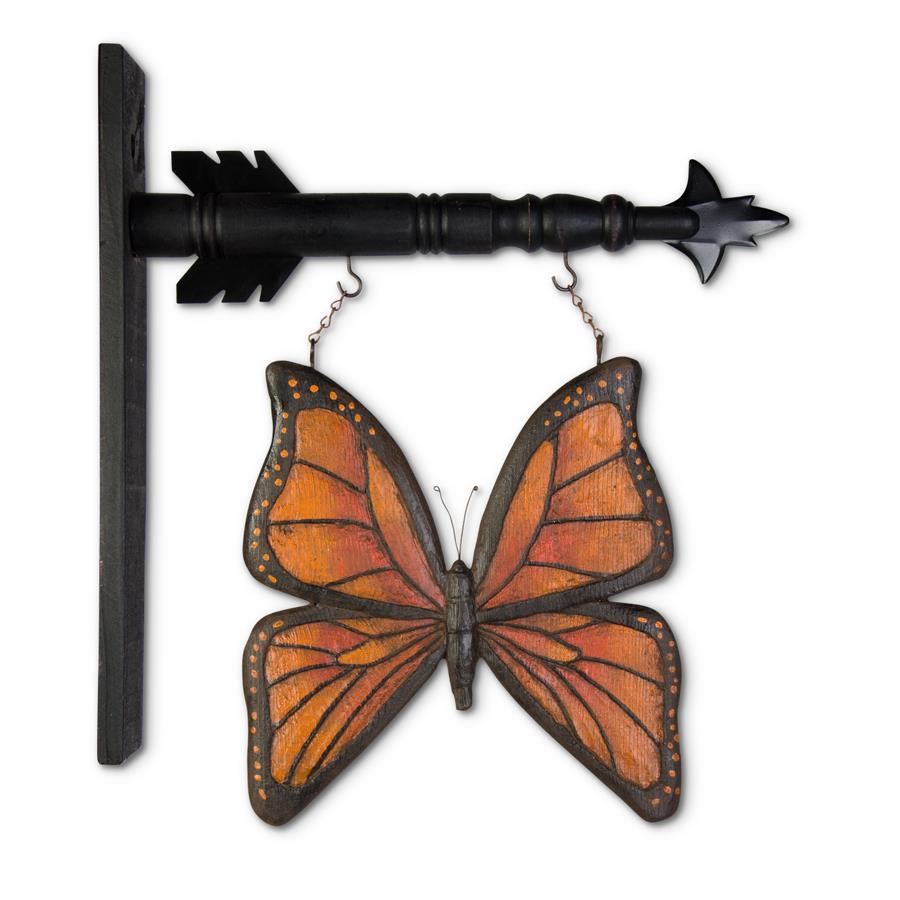 12 Inch Orange and Black Resin Butterfly Arrow Replacement