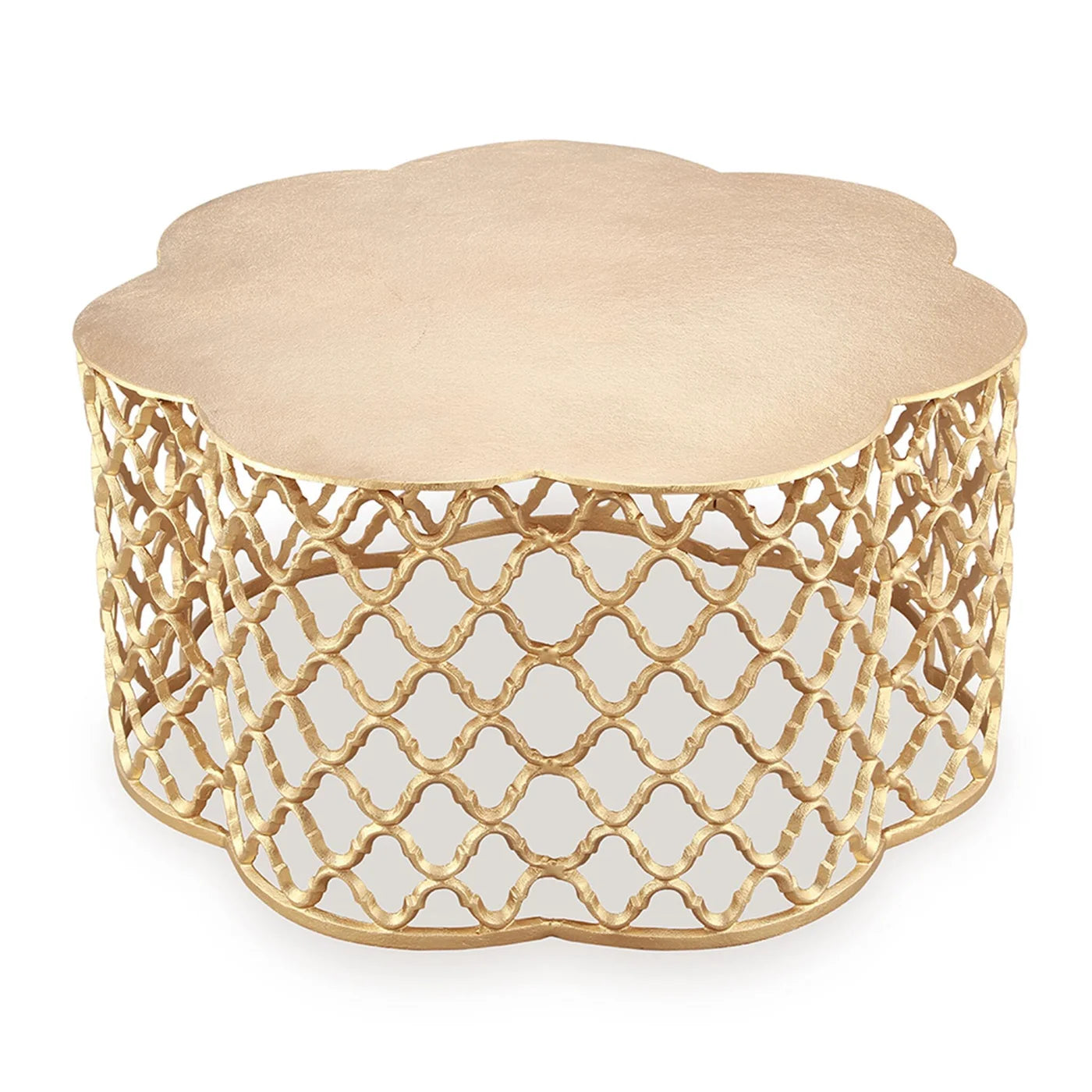 Honeycomb Pattern End Table