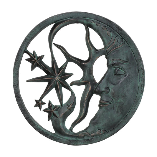 Moon and Star Wall Plaque