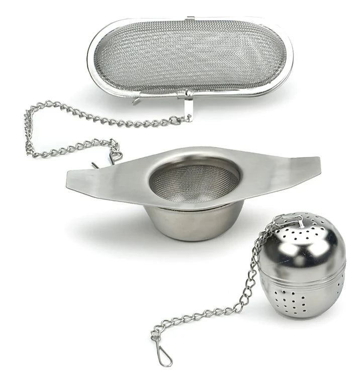 Tea Strainer W/Drip Cup