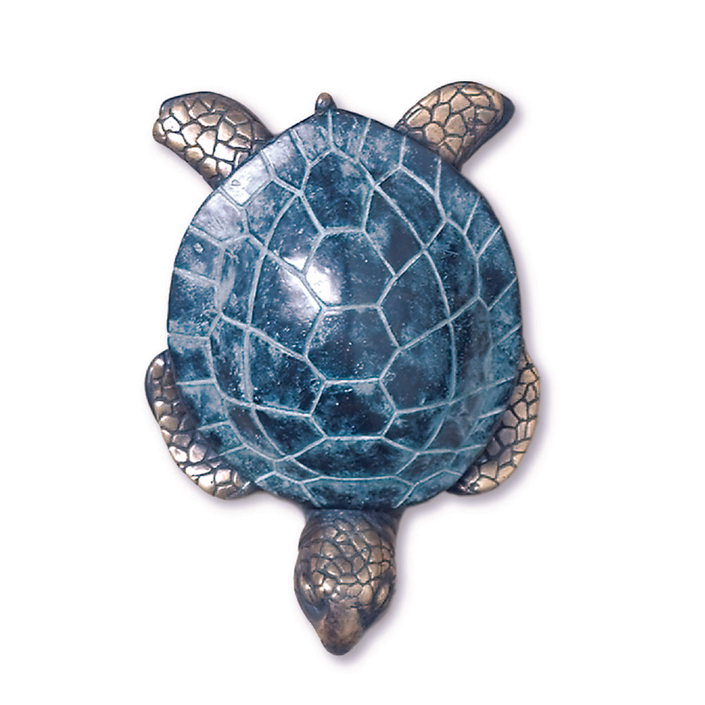 Brass Sea Turtle Doorknocker