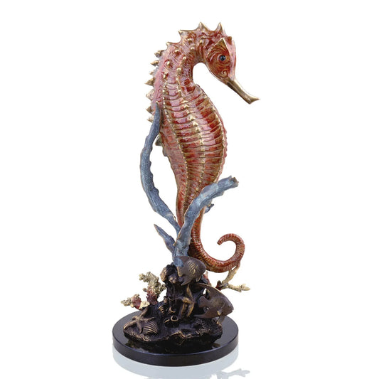 Large Seahorse with Coral