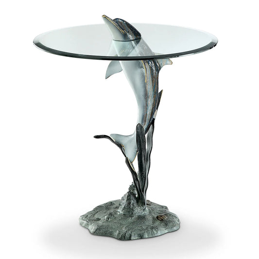 Surfacing Dolphin End Table