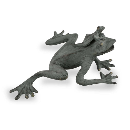 Mama & Baby Garden Frogs Statue