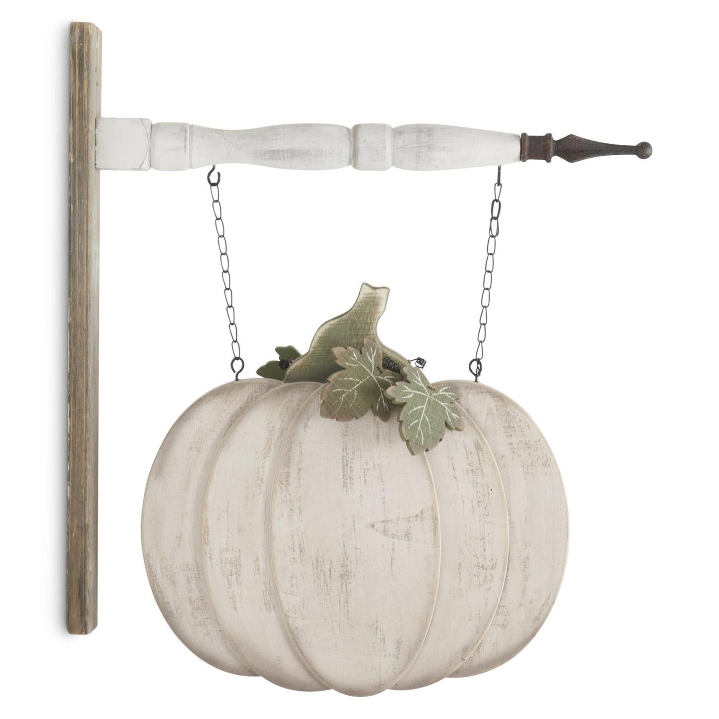 13.25 Inch Whitewashed Wood Pumpkin Arrow Replacement