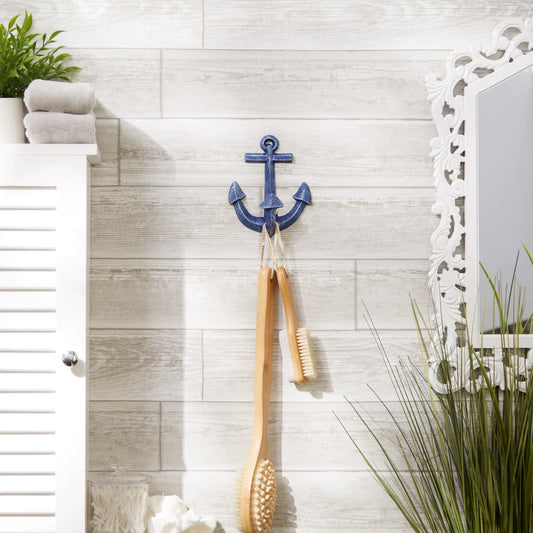 Blue Anchor Wall Hook