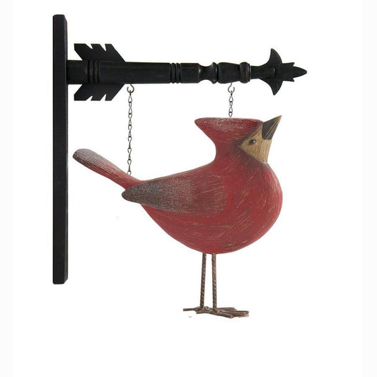 9 Inch Resin Cardinal w/Head Up Arrow Replacement