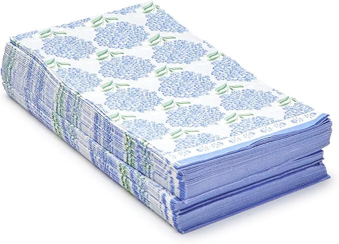 Hydrangea 3-Ply Paper Dinner Napkin / Guest Towel