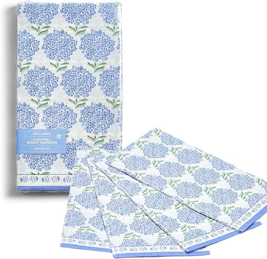 Hydrangea 3-Ply Paper Dinner Napkin / Guest Towel