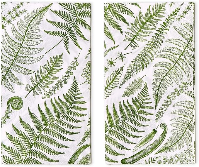 Fern 3-Ply Paper Dinner Napkin / Guest Towel