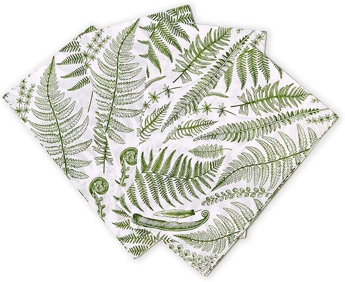 Fern 3-Ply Paper Dinner Napkin / Guest Towel