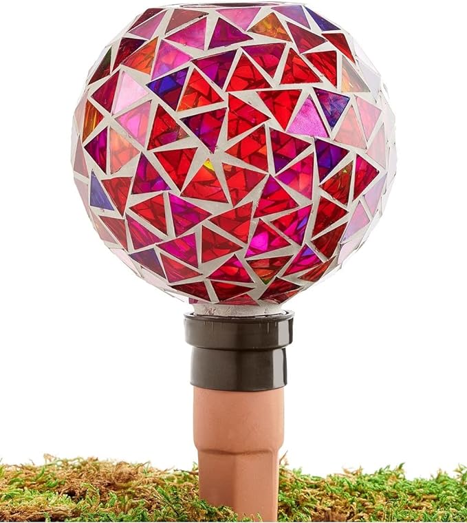 Multicolor Mosaic Watering Globe