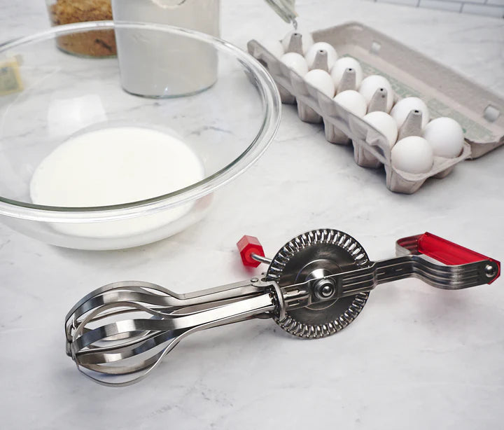 Antique Egg Beater - Red