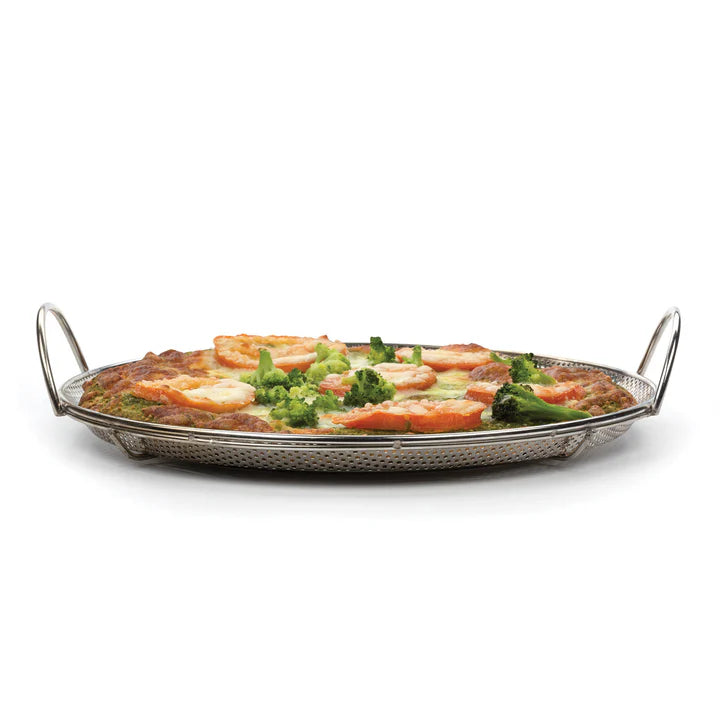 BBQ Pizza Pan - Precision Pierced Ss