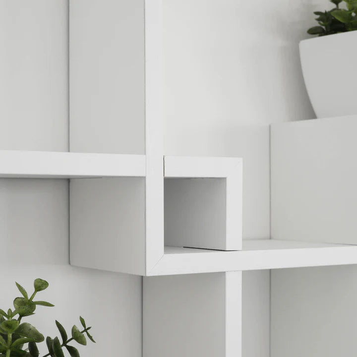 Intersecting Cube Shelves - White