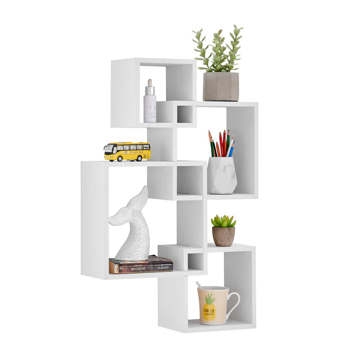 Blocchetto Intersecting Cubes Wall Shelf Unit - Horizontal or Vertical