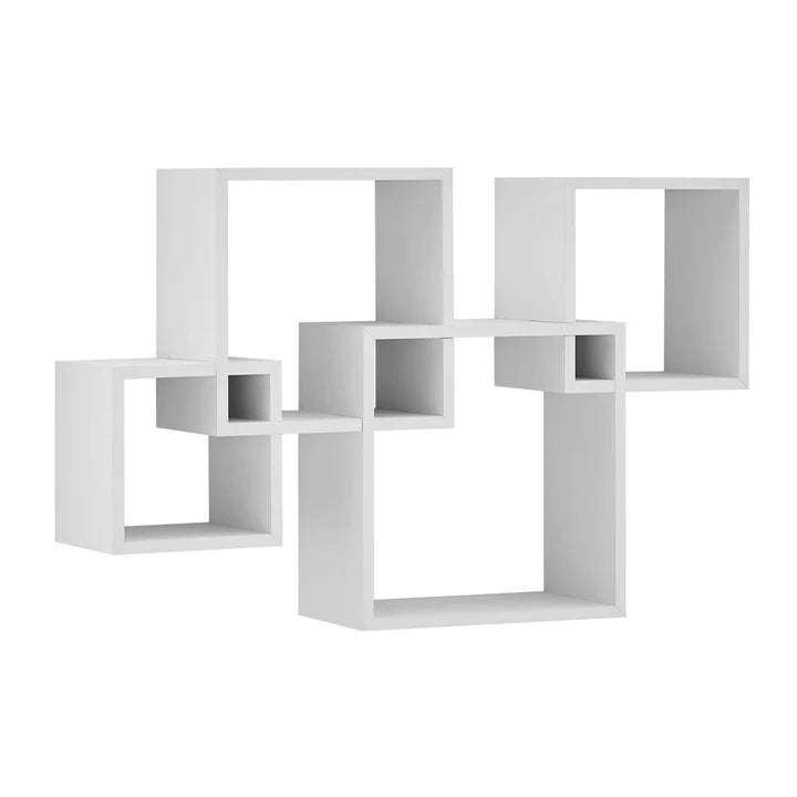 Blocchetto Intersecting Cubes Wall Shelf Unit - Horizontal or Vertical