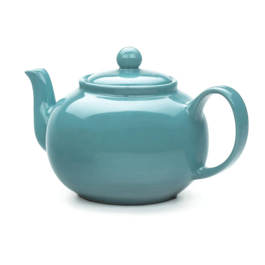 Turquoise Stoneware Teapot