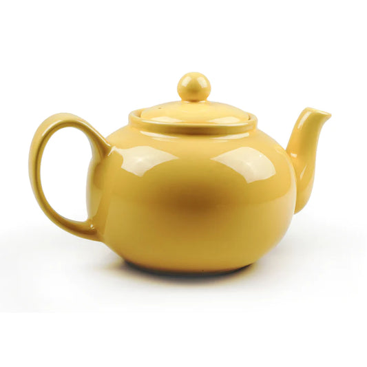 Yellow Stoneware Teapot