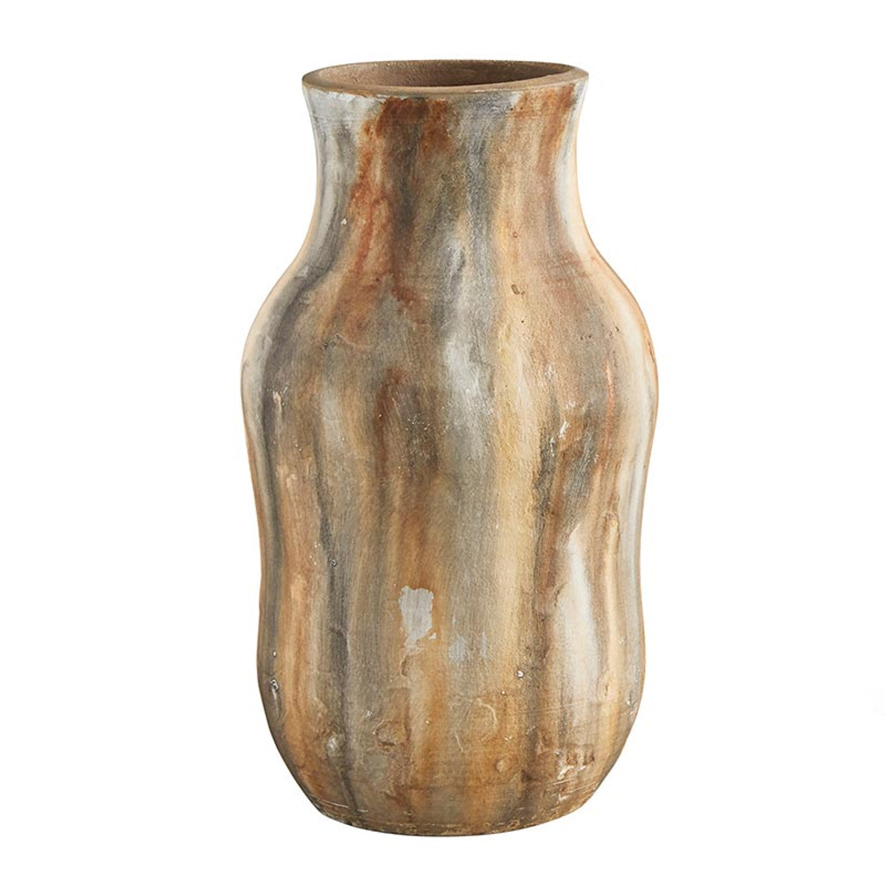 Painted Wide Vase - 2/pk