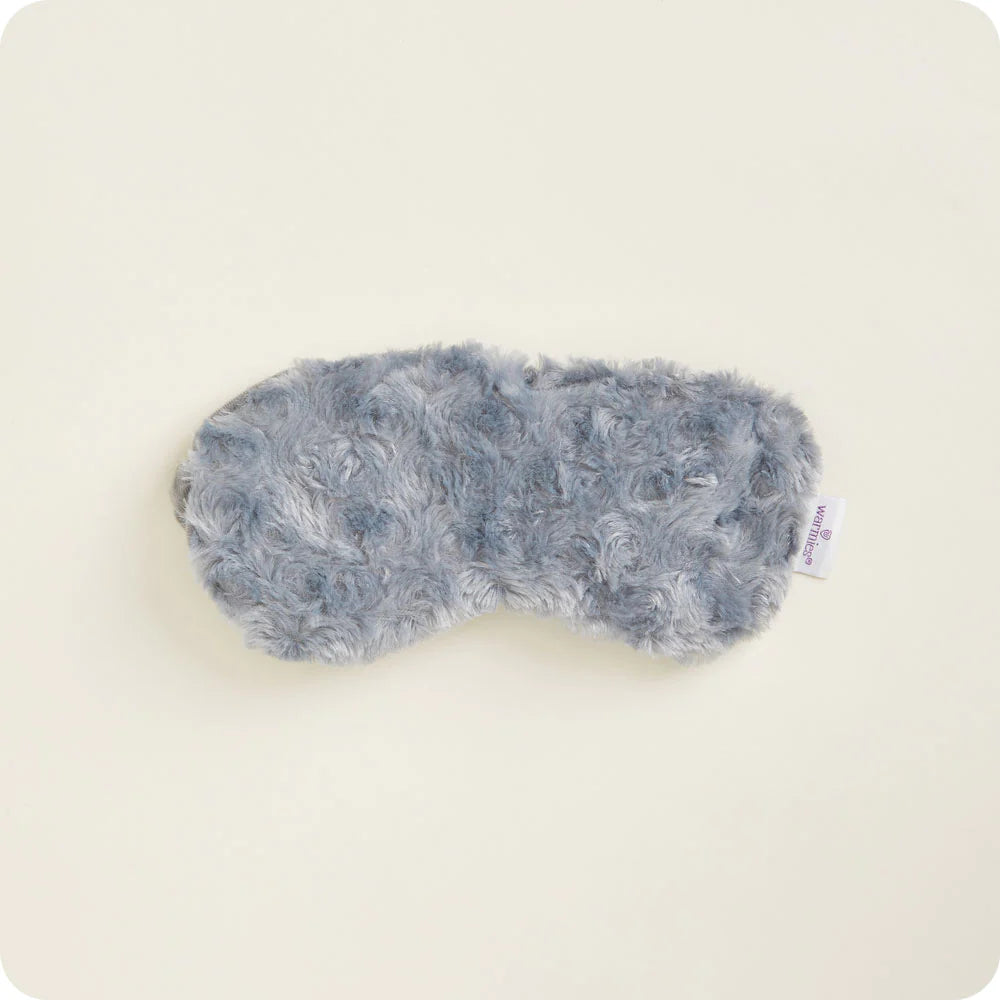 Curly Gray Warmies Eye Mask