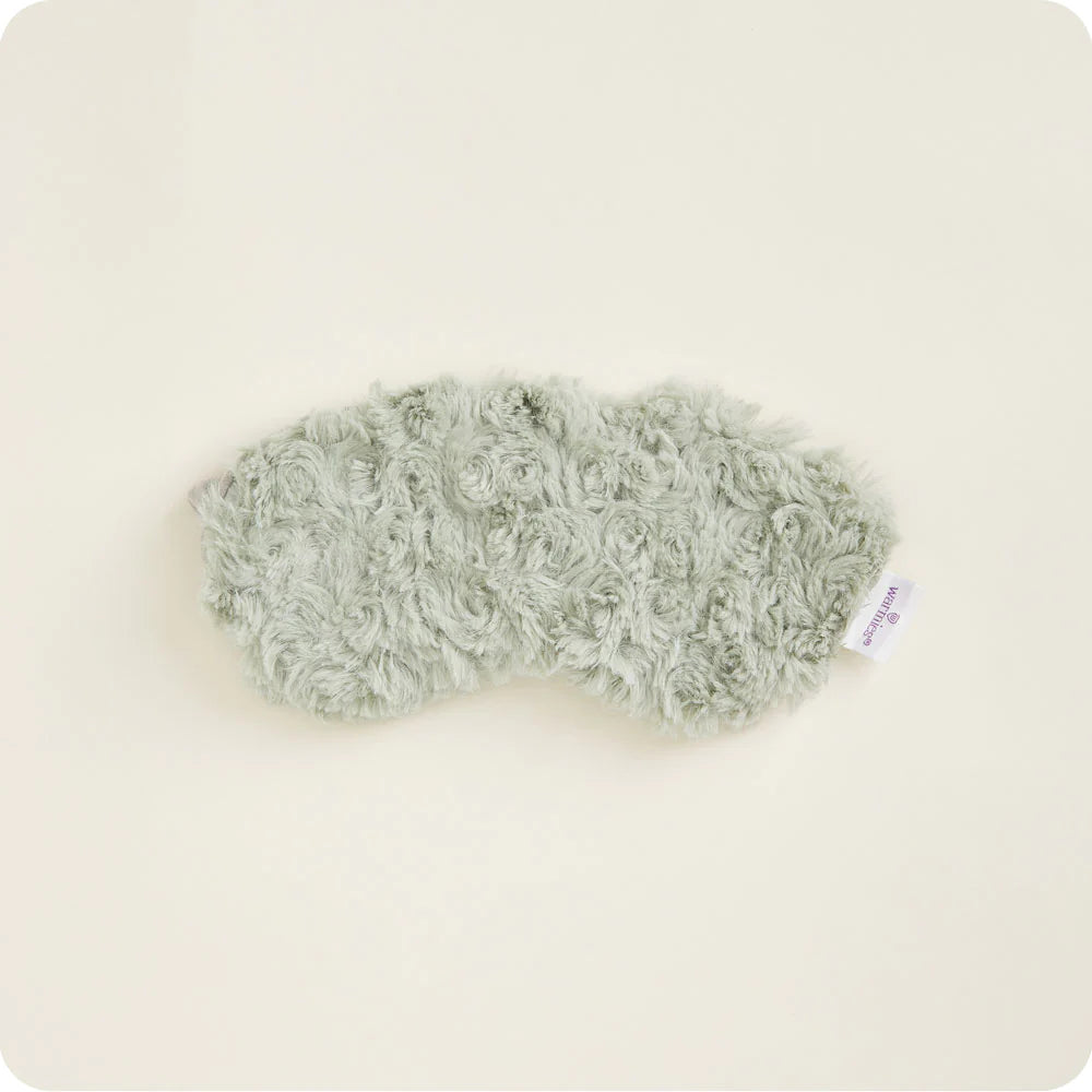 Curly Sage Green Warmies Eye Mask