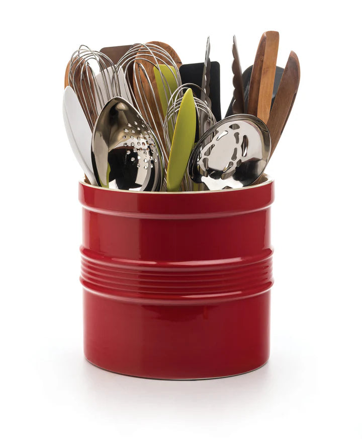 Oversized Tool Crock - Red