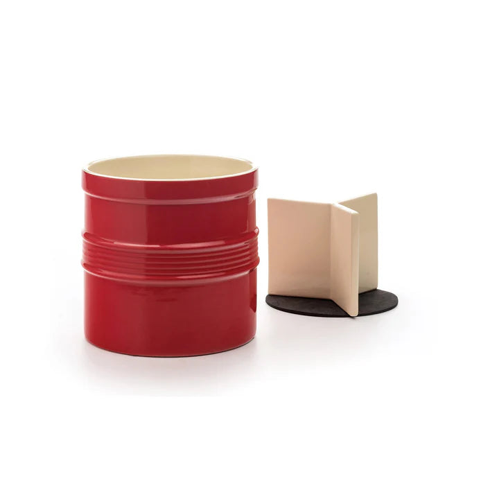 Oversized Tool Crock - Red