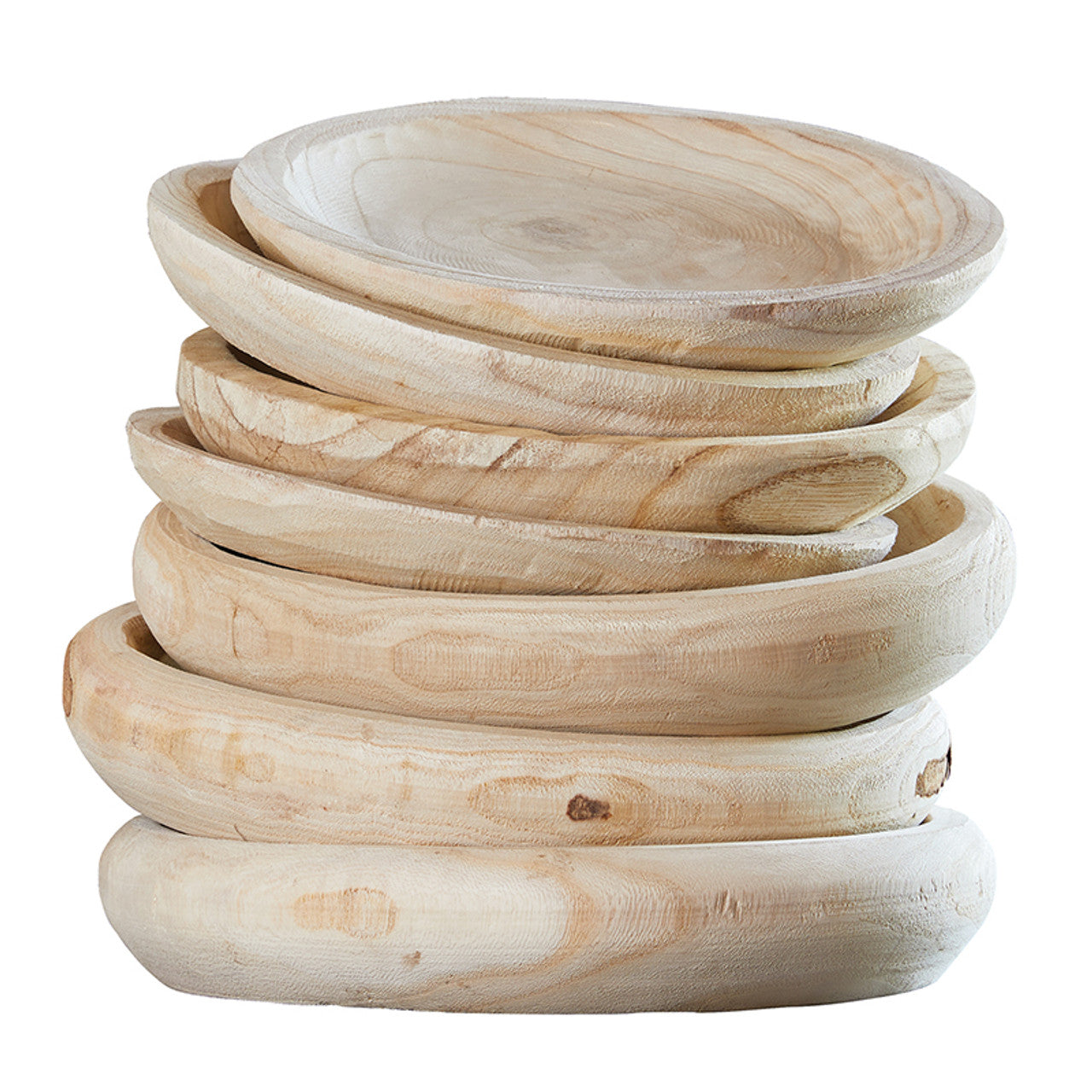 Paulownia Medium Bowl - Ntrl