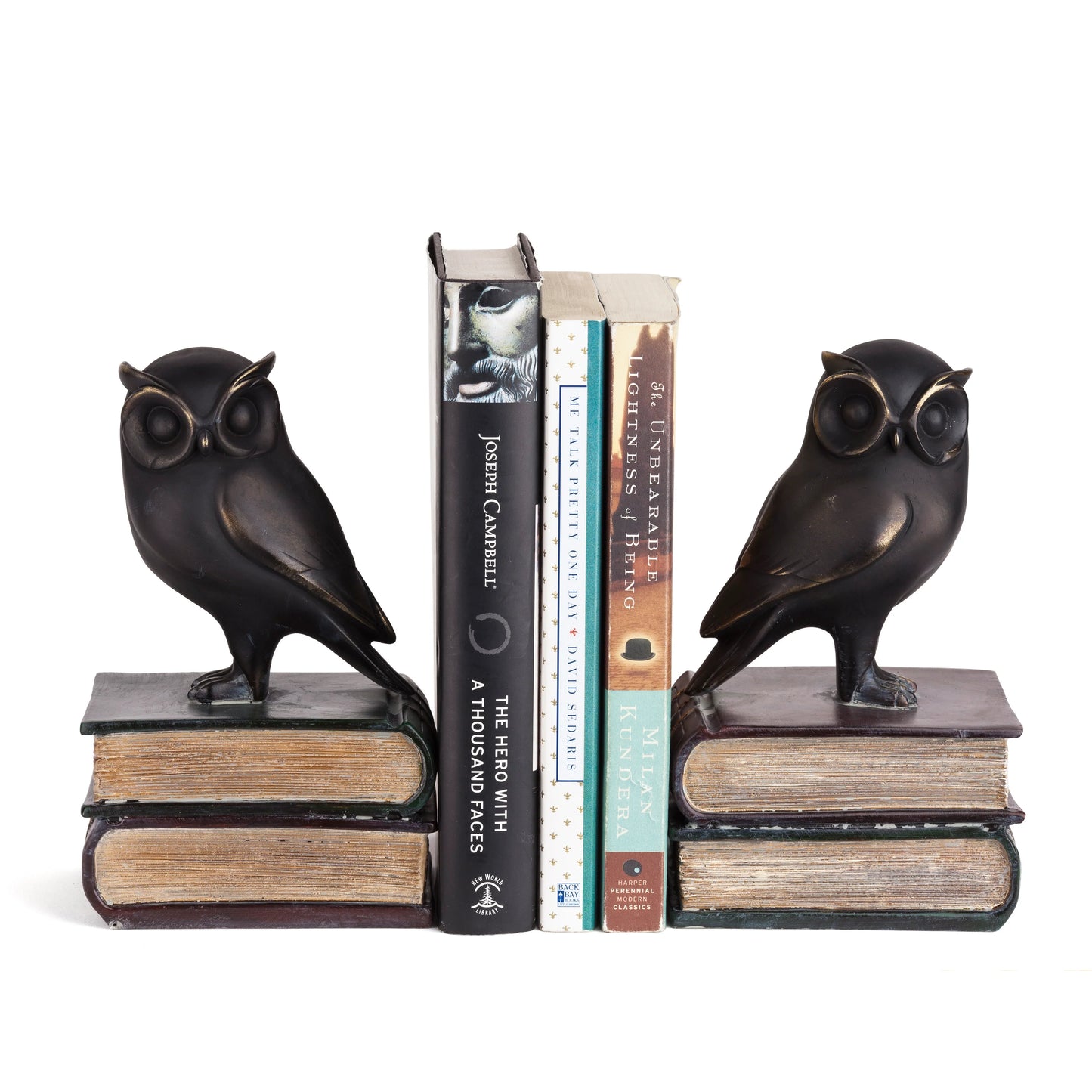 Danya B. Owl on Books Bookend Set