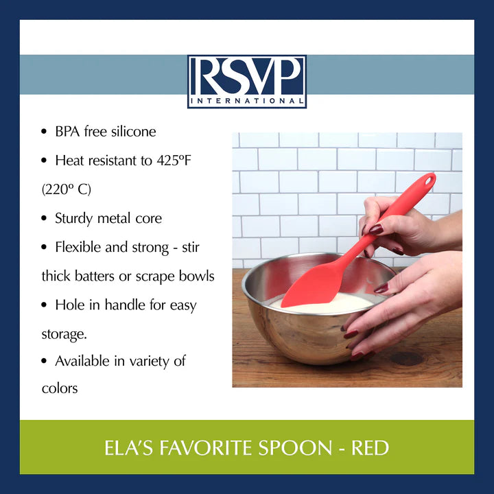 Ela's Favorite Spoon - Red