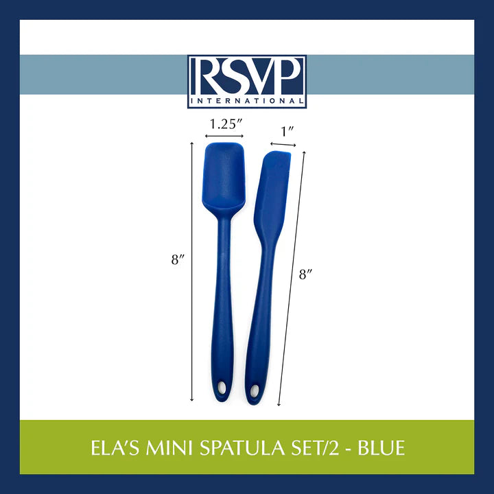 Ela's Mini Spatula Set of 2 - Blue