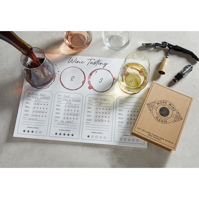 Wine Tasting Placemat 24 Pk