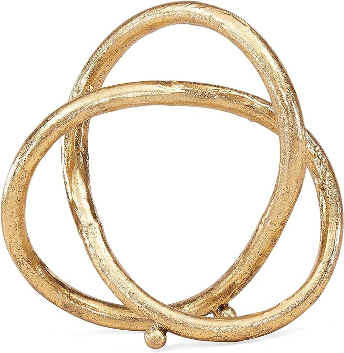 Danya B. Gold Eternal Loop Metal Sculpture