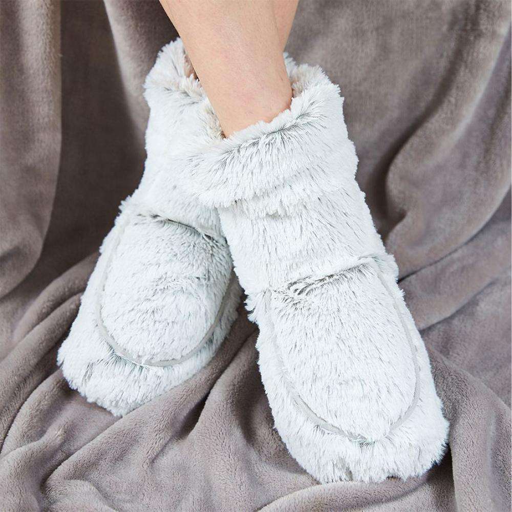 Marshmallow Gray Warmies Boots