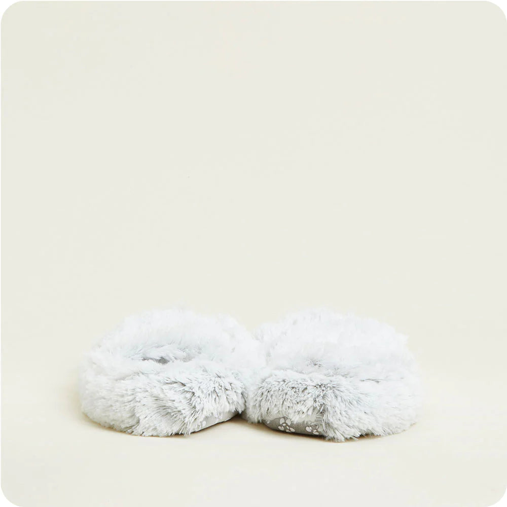 Marshmallow Gray Warmies Slippers