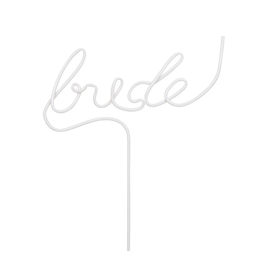 Straw -Bride-Wht