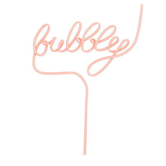 Word Straw - Bubbly