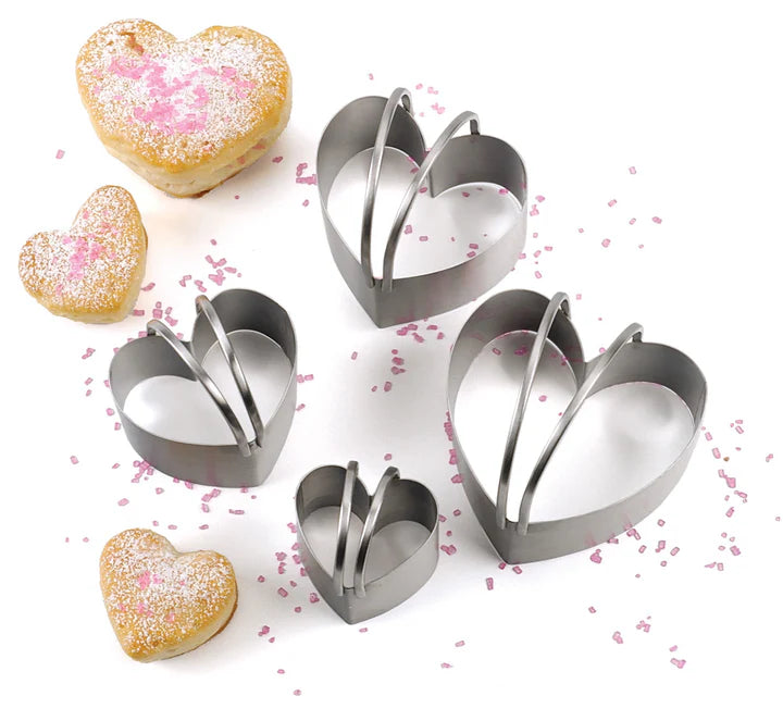 Biscuit Cutters - Heart Set Of 4