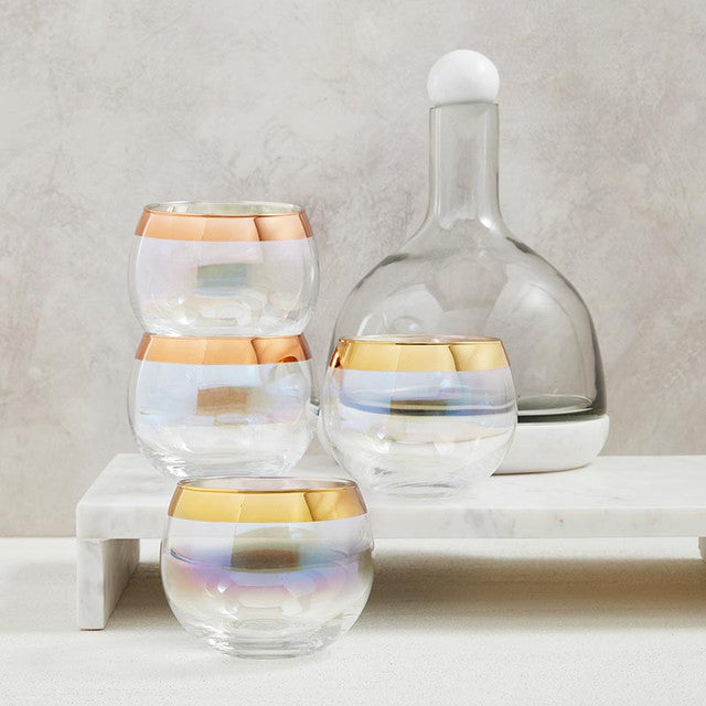 Marble + Glass Wine Carafe - Wht