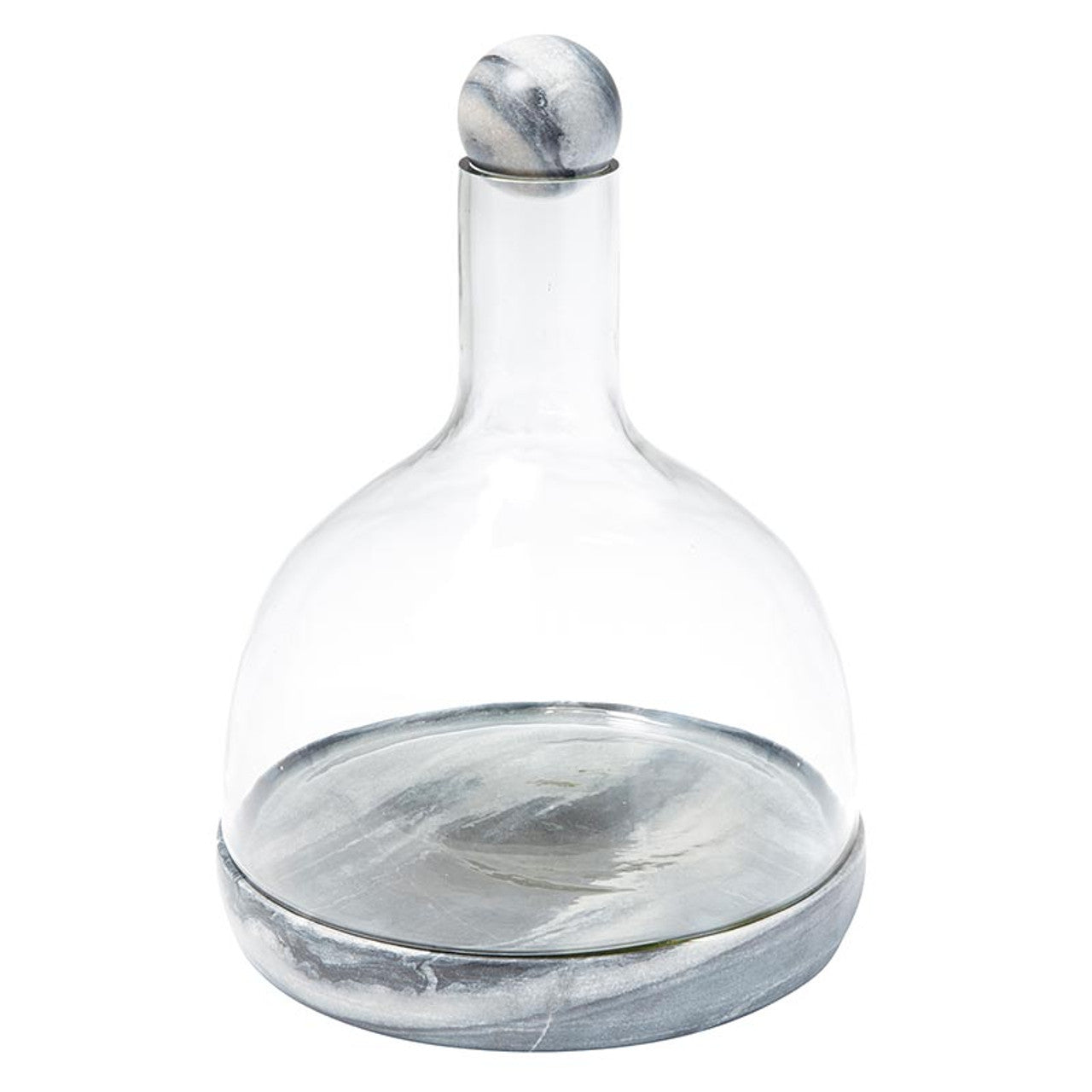 Mrbl + Glass Wine Carafe - Grey