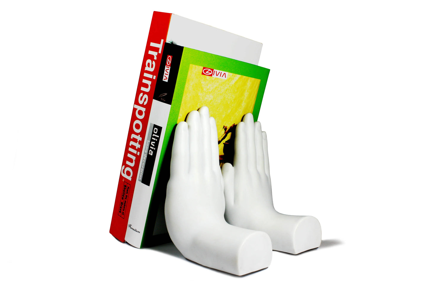 Danya B. White "Hands" Bookend Set of 2